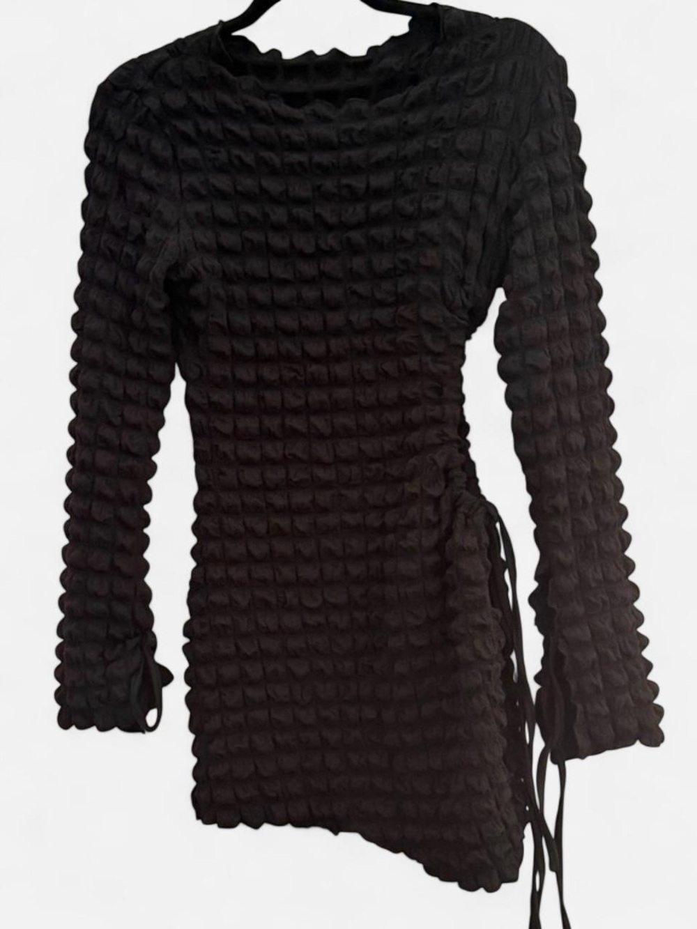 Bubble Knit Mini Dress